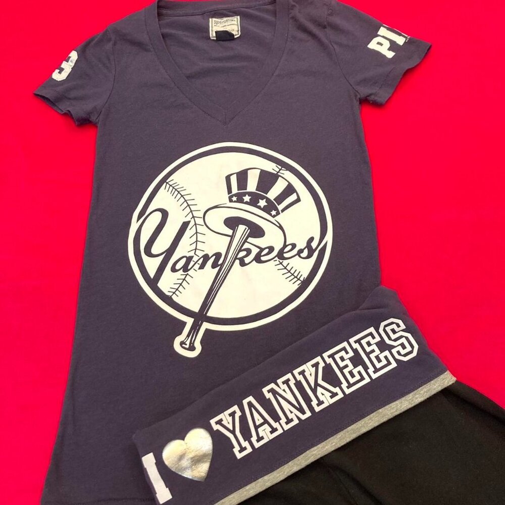 Victoria's Secret PINK Major League Baseball New York Yankees FULL SET